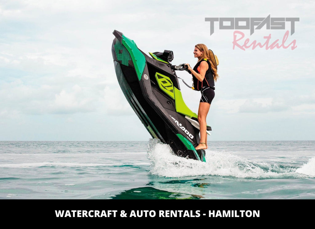 Rent a jet ski at Hamilton from Too Fast Rentals. As low as $99 per hour.