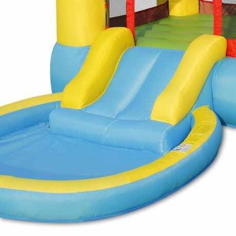 HAPPY HOP BOUNCY CASTLE WITH POOL SLIDE - Too Fast Rentals