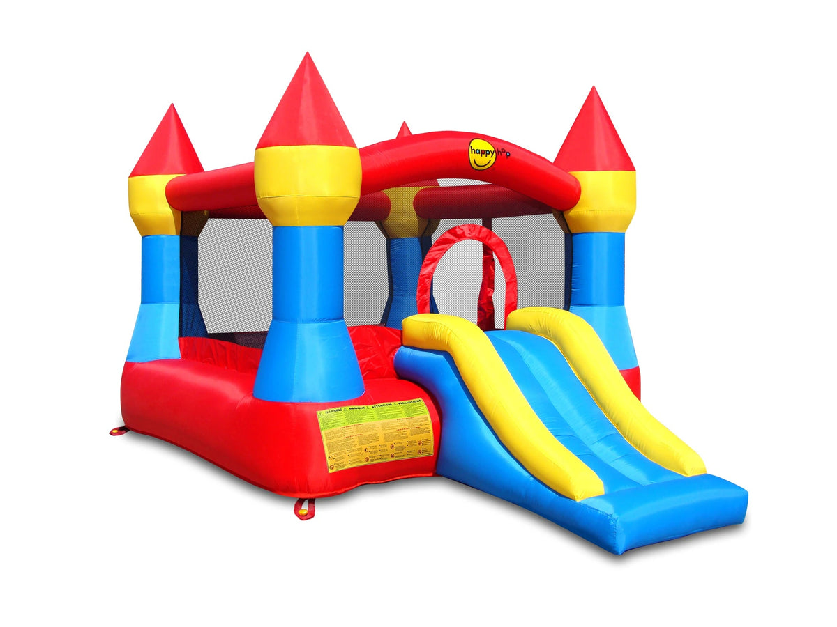 HAPPY HOP BOUNCY CASTLE WITH SLIDE - Too Fast Rentals